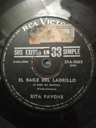Rita Pavone — El Baile Del Ladrillo = Il Ballo Del Mattone / Tenemos 16 Años = Abbiamo 16 Anni