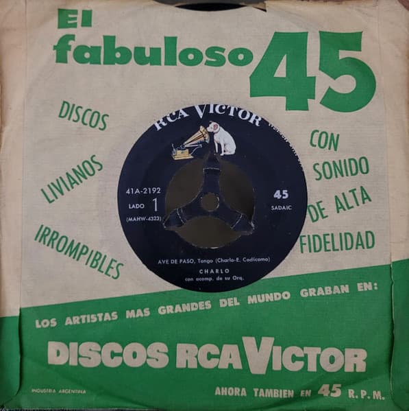 Charlo — Ave De Paso / Si Soy Asi