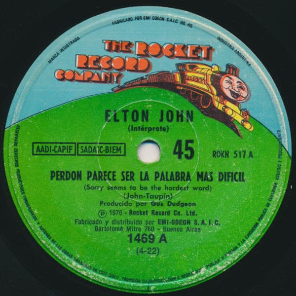 Elton John — Perdon Parece Ser La Palabra Mas Dificil