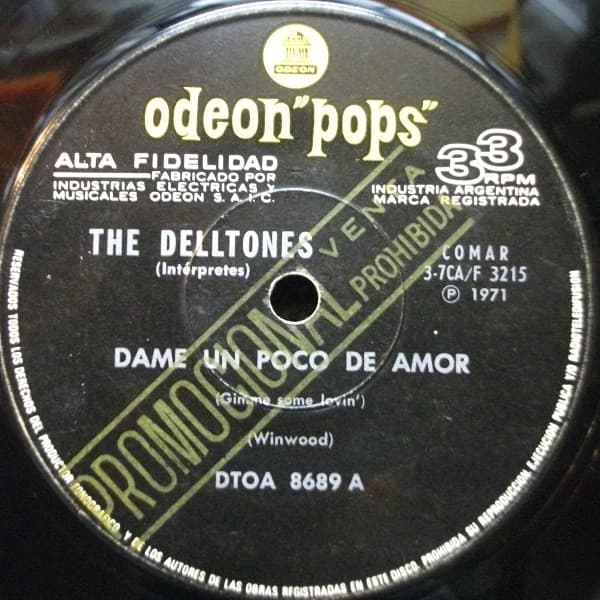 The Delltones — Dame Un Poco De Amor = Gimme Some Lovin'
