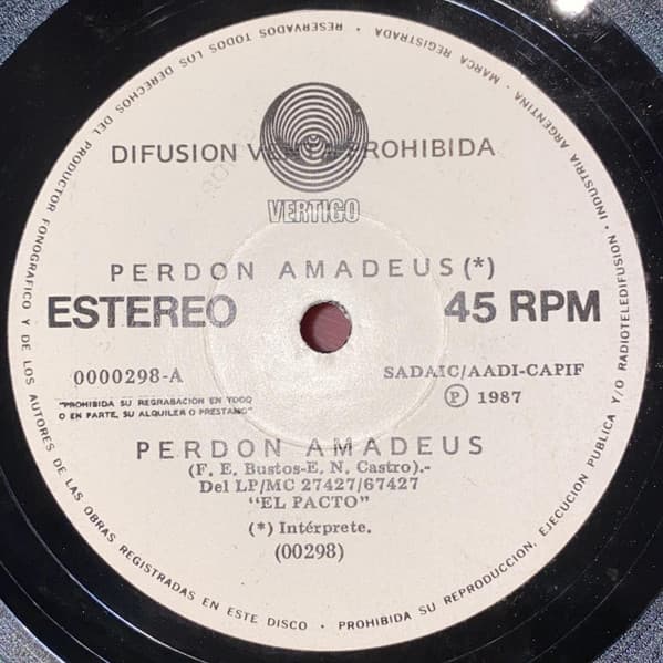 Perdón Amadeus — Perdon Amadeus