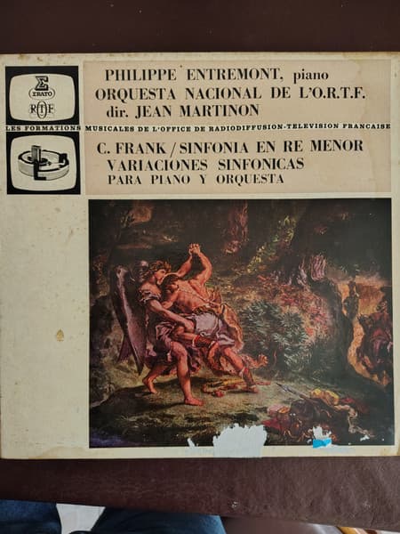 Orchestre National De L'O.R.T.F. & Jean Martinon & Philippe Entremont & César Franck — Symphonie En Ré Mineur / Variations Symphoniques