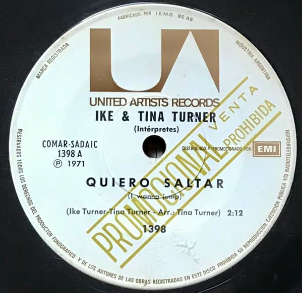 Ike & Tina Turner — Quiero Saltar / Déjalo Ser