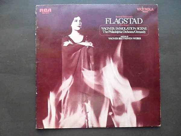 Flagstad & Orquesta De Filadelfia & Ormandy — Wagner: Immolation Scene And Arias By Wager, Beethoven, Weber