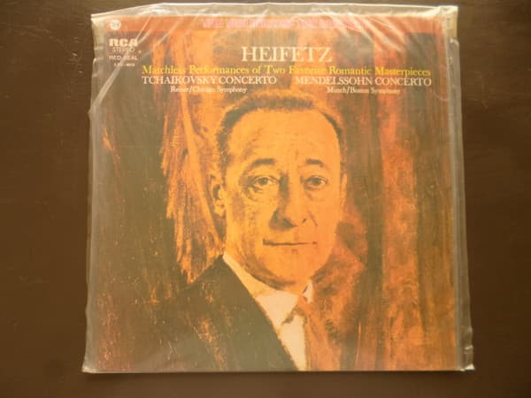 Heifetz & Tchaikovsky & Mendelssohn & Reiner & Chicago Symphony & Munch & Boston Symphony — Tchaikovsky Concerto / Mendelssohn Concerto (Matchless Performances Of Two Favorite Romantic Masterpieces)