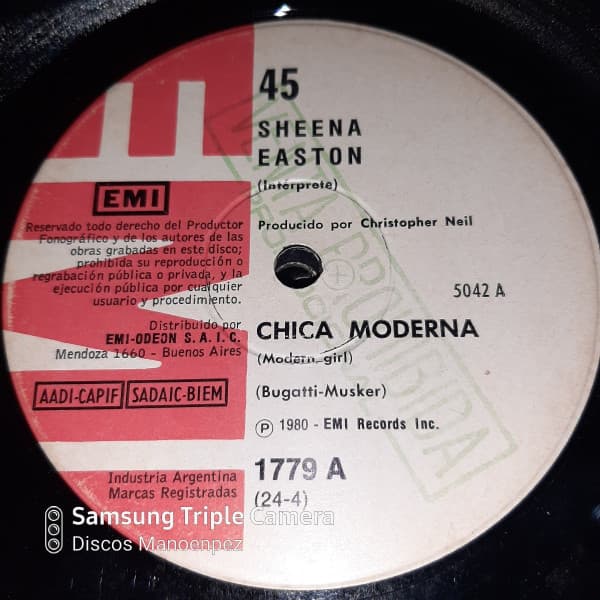 Sheena Easton — Chica Moderna = Modern Girl / Paradoja = Paradox