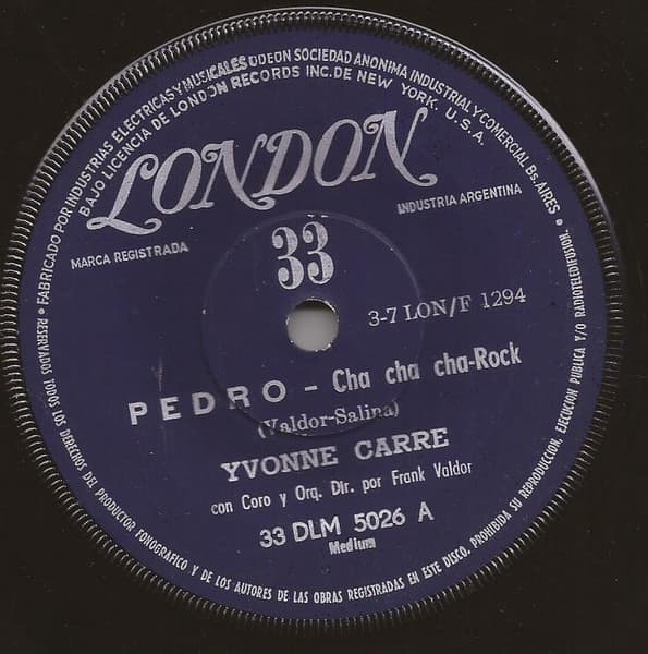 Yvonne Carré — Pedro