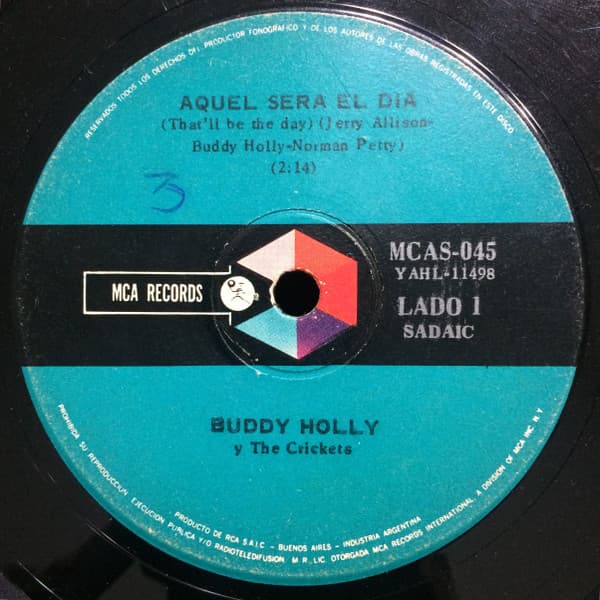 Buddy Holly — Aquel Sera El Dia / Peggy Sue