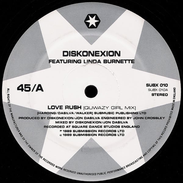 Diskonexion Featuring Linda Burnette – Love Rush