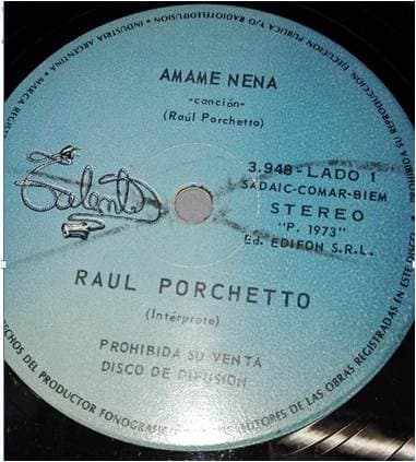 Raul Porchetto — Amame Nena