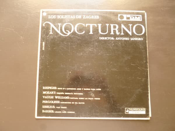 Los Solistas De Zagreb & Antonio Janigro — Nocturno