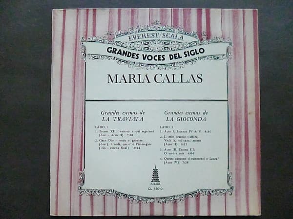 Maria Callas — Grandes Escenas De La Traviata - Grandes Escenas De La Gioconda