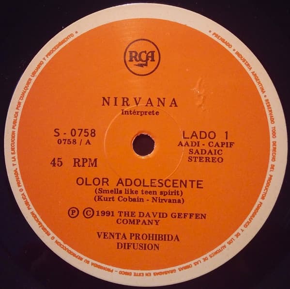 Nirvana — Olor Adolescente (Smells Like Teen Spirit) / Ven Como Eres (Come As You Are)