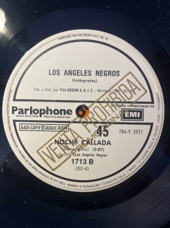 Los Angeles Negros — Yo Hare Que Olvides Ese Amor / Noche Callada