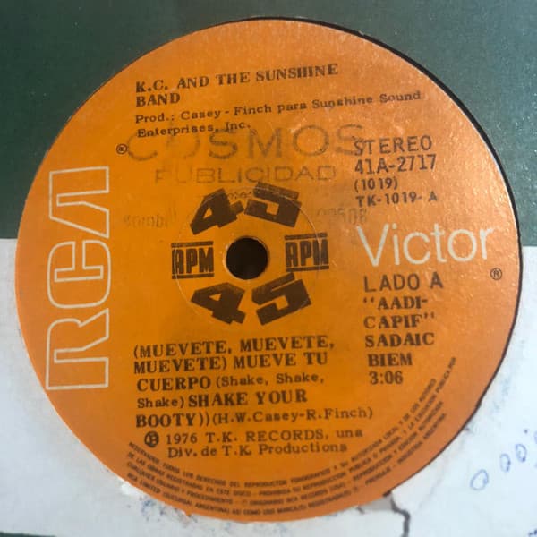KC & The Sunshine Band — (Muevete, Muevete, Muevete) Mueve Tu Cuerpo = Shake Your Booty / Zapatos Boogie = Boogie Shoes