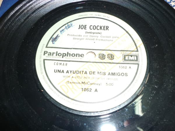 Joe Cocker — Una Ayudita De Mis Amigos = With A Little Help From My Friends