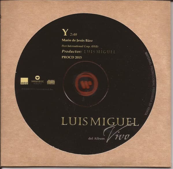 Luis Miguel — Y Del Album Luis Miguel Vivo