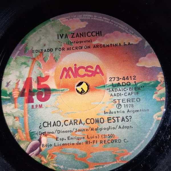 Iva Zanicchi — ¿Chao, Cara, Como Estas? / La Noche Del Adios