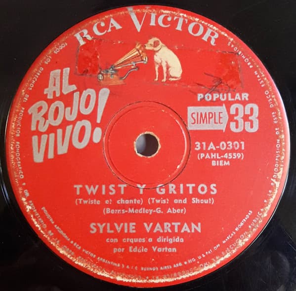 Sylvie Vartan — Twist Y Gritos = Twist Et Chante = Twist And Shout