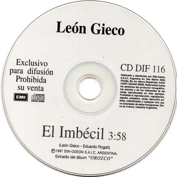 León Gieco — El Imbécil