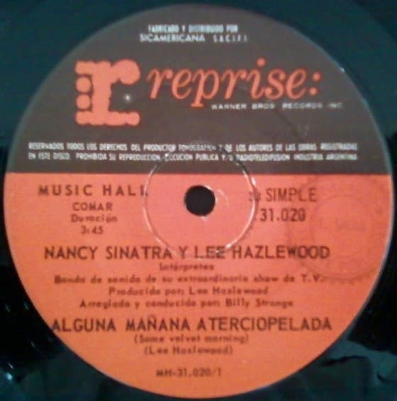 Nancy Sinatra & Nancy Sinatra & Lee Hazlewood & Dean Martin — Alguna Mañana Aterciopelada (Some Velvet Morning) / Cosas (Things)