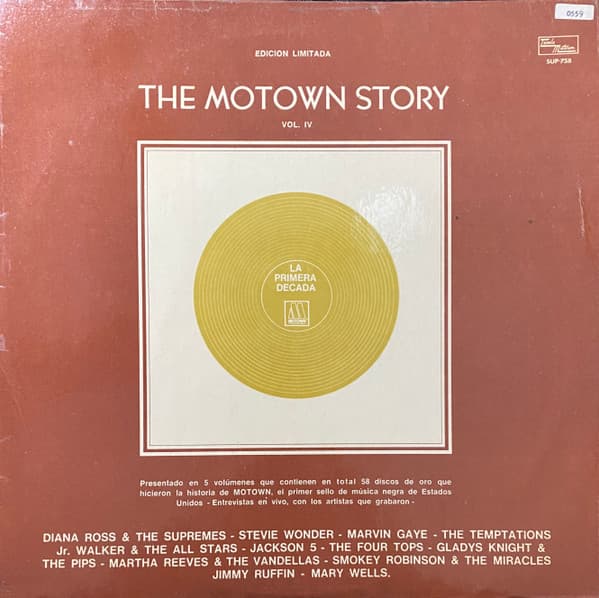 Various — The Motown Story - La Primera Década Vol. IV