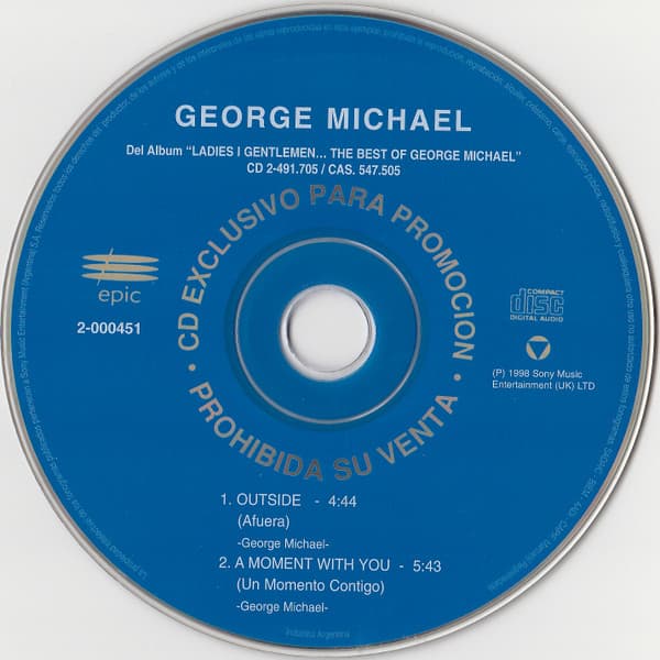 George Michael — Outside / A Moment With You