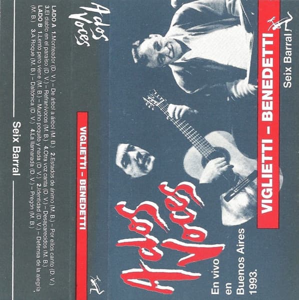 Viglietti & Benedetti — A Dos Voces - En Vivo En Buenos Aires 1993