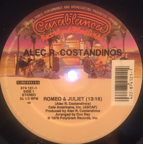 Alec R. Costandinos / Patrick Juvet – Romeo & Juliet / I Love America