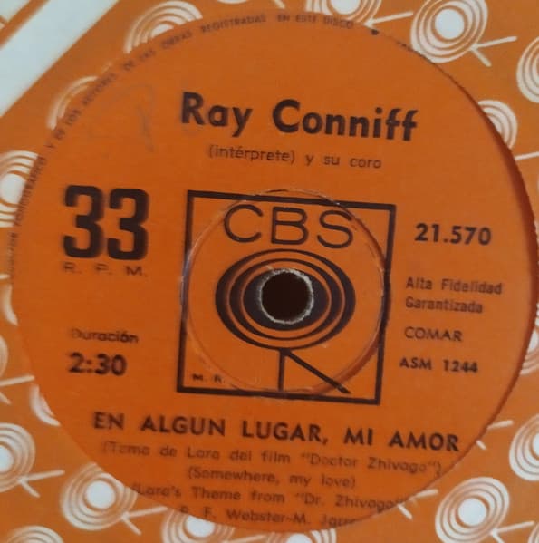Ray Conniff — En Algun Lugar, Mi Amor
