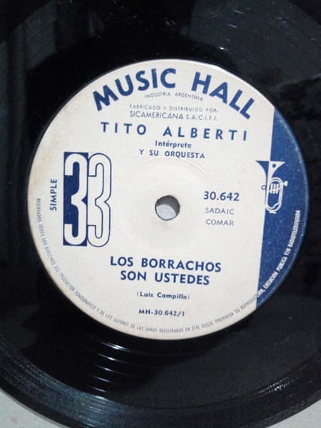 Tito Alberti y Su Orquesta — Los Borrachos Son Ustedes