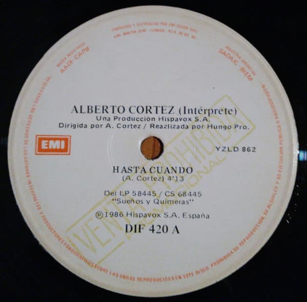 Alberto Cortez — Hasta Cuando / De Ayer A Hoy