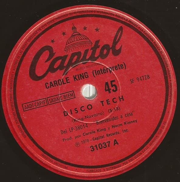 Carole King — Disco Tech