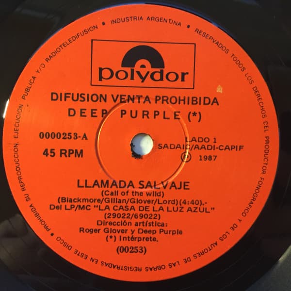 Deep Purple — Llamada Salvaje / Mala Actitud