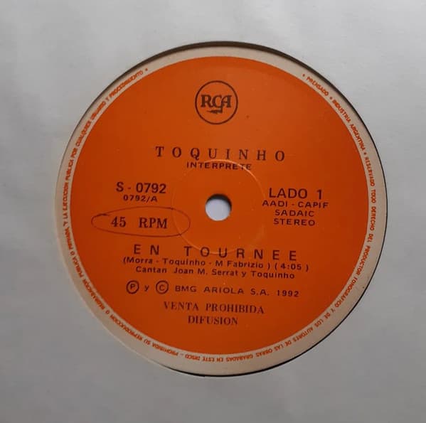 Toquinho & Joan Manuel Serrat — En Tournee