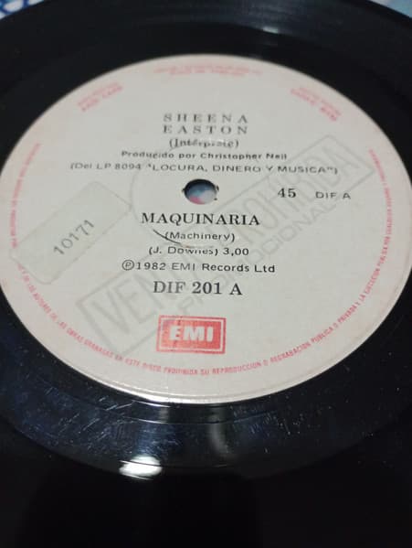 Sheena — Maquinaria