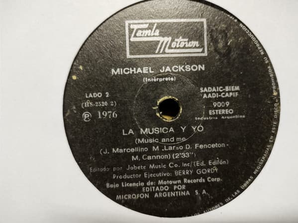 Michael Jackson — Hay Que Estar Alli / La Musica Y Yo