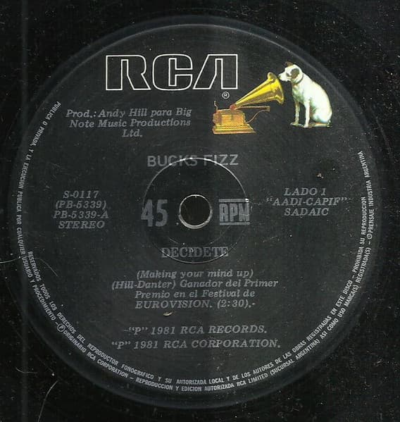 Bucks Fizz — Making Your Mind Up = Decidete