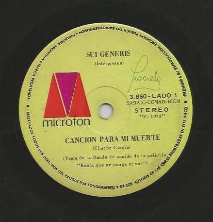 Sui Generis — Canción Para Mi Muerte / Amigo Vuelve A Casa Pronto
