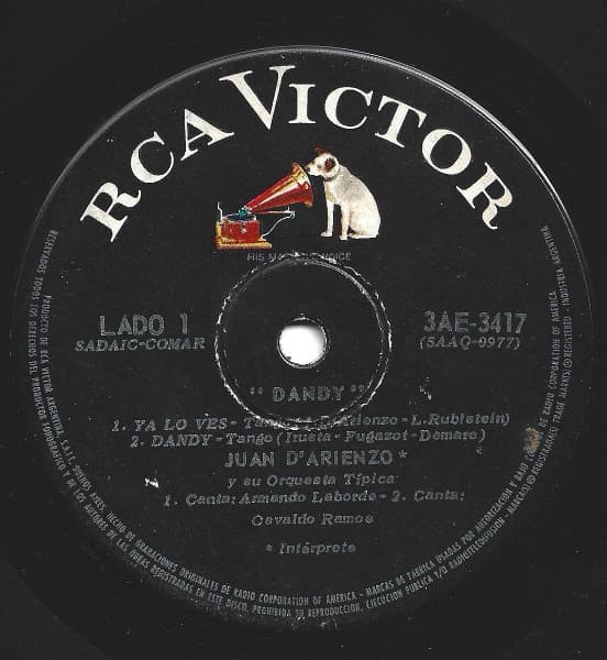Juan D'Arienzo Y Su Orquesta Típica — Dandy
