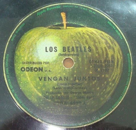 Los Beatles — Vengan Juntos (Come Together) / Algo (Something)