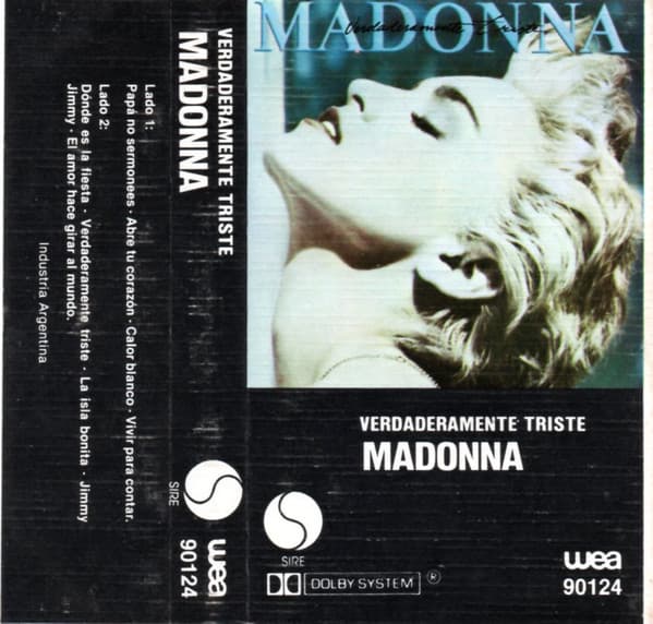 Madonna — Verdaderamente Triste = True Blue