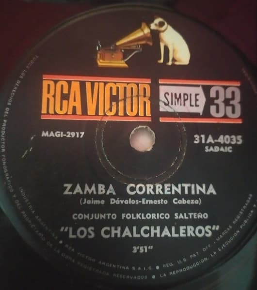 Los Chalchaleros — Zamba Correntina / La Gorda