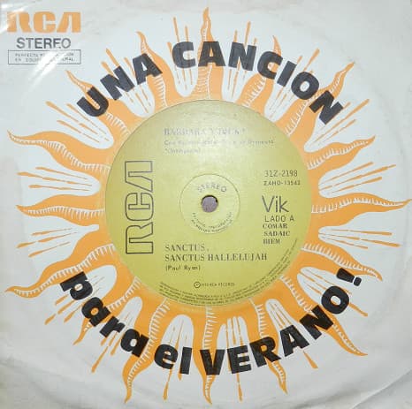 Barbara & Dick — Sanctus, Sanctus Hallelujah / A Nuestra Salud