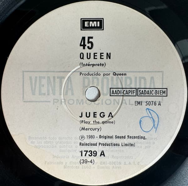 Queen — Juega = Play The Game