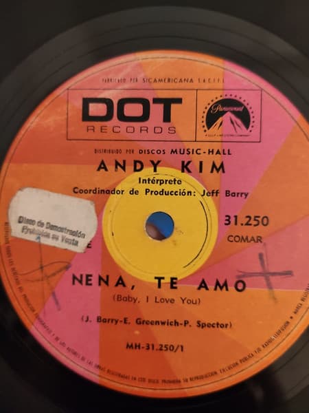 Andy Kim — Nena, Te Amo = Baby, I Love You