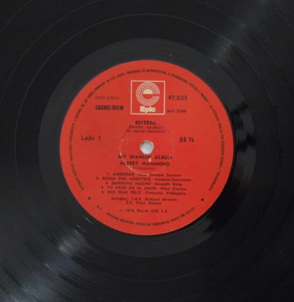 Albert Hammond — My Spanish Album