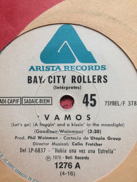Bay City Rollers — Let's Go (A Huggin' And A Kissin' In The Moonlight)