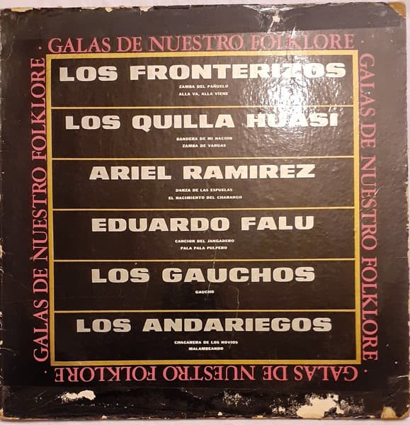 Various — Galas De Nuestro Folklore