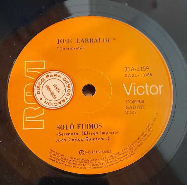 José Larralde — Solo Fuimos / Entrerriano Y Argentino